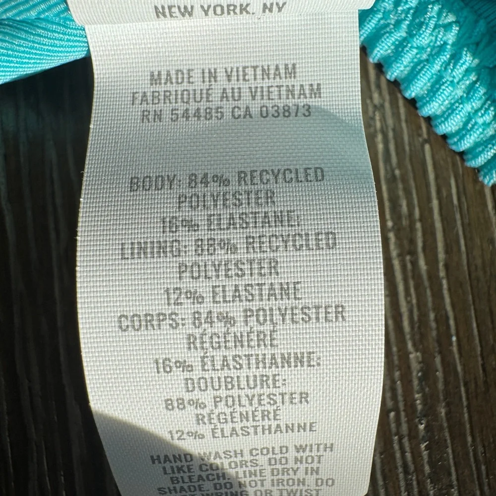 Aerie One-Shoulder Blue Bandeau